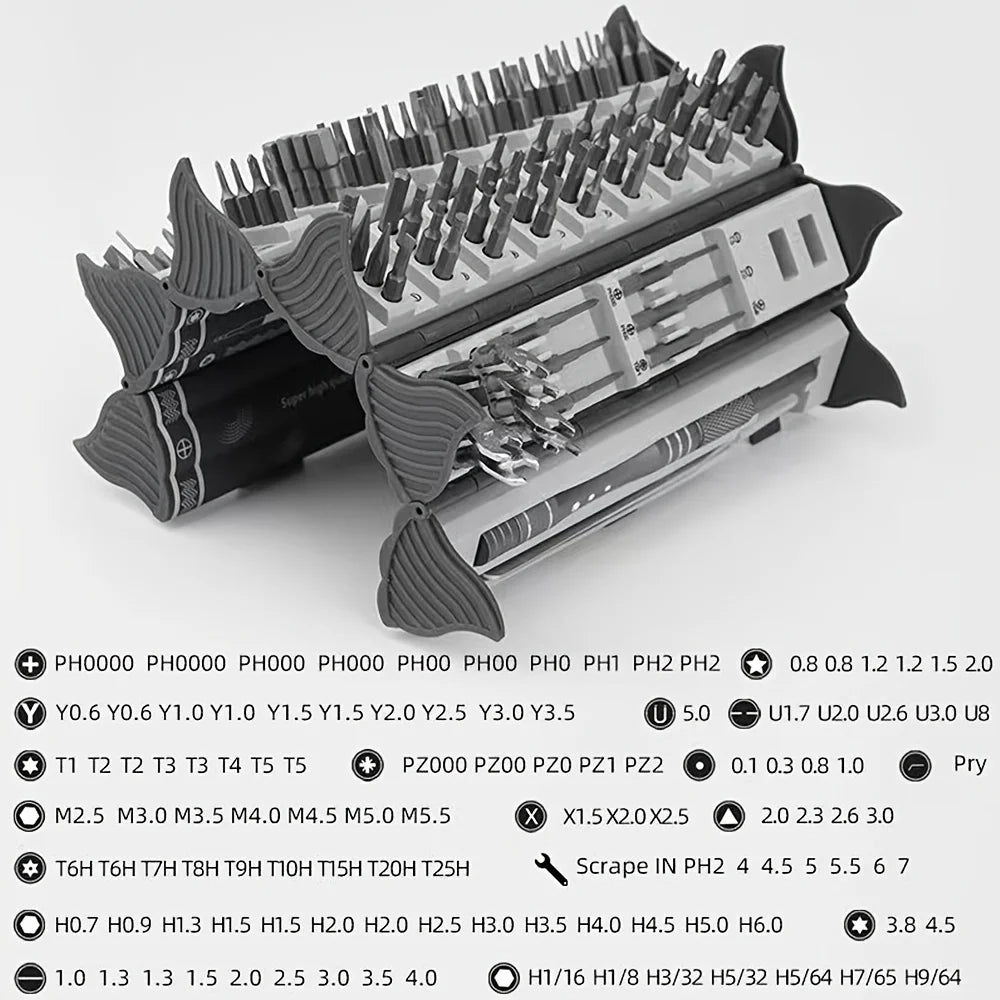 HummerhubTools™ 128 in 1 Precision Magnetic Screwdriver Set