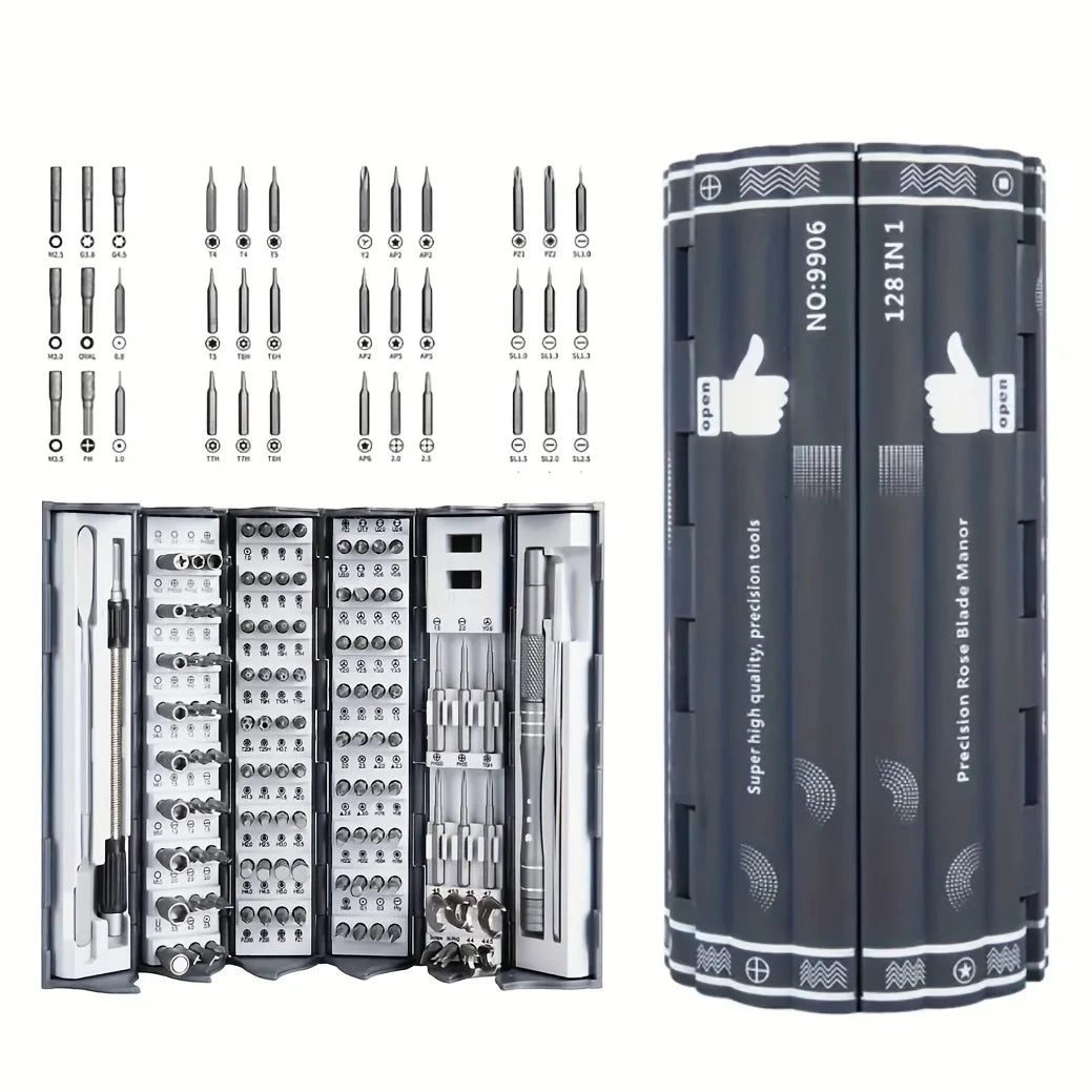 HummerhubTools™ 128 in 1 Precision Magnetic Screwdriver Set