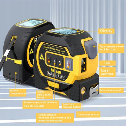 Ruler Building Distance Meter 3 in 1